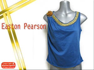 ■Easton Pearson 刺繍ノースリーブカットソー 定価3.8万◆VIA BUS STOP購入 シャツ インナー ブラウス コサージュ 装飾 MARNI マルニ