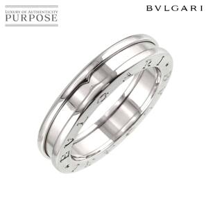 ブルガリ BVLGARI ビーゼロワン 1バンド #57 リング K18 WG ホワイトゴールド 750 B-ZERO1 指輪 Ring 90255841