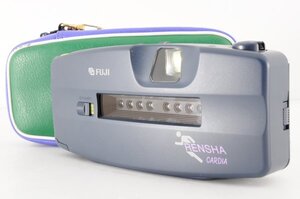 動作品 FUJIFILM 富士フイルム RENSHA CARDIA Byu-n 8 連写 カルディア ビューン ケース付 カメラ レンズ RM-741T/000