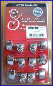 GROVER 102-18N ＬＰタイプペグセットグローバー3x3ニッケル新品！