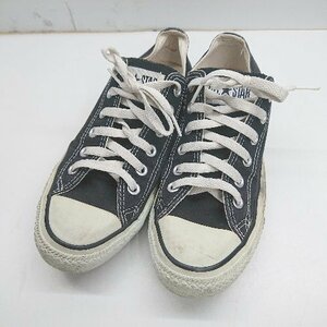 ◇ CONVERSE コンバース スニーカー サイズ24.5 ブラック レディース メンズ E