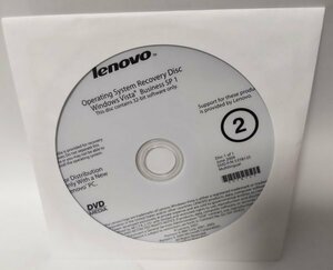 【同梱OK】 Windows Vista Business SP1 ■ オペレーティングシステム ■ Lenovo PC 用 ■ システム復元 ■ リカバリ