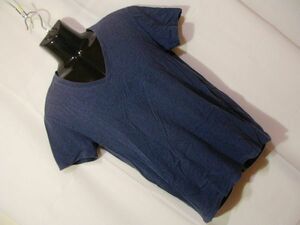 ssy2322 GAP ギャップ 半袖 Tシャツ ネイビー ■ Vネック ■ 無地 カジュアル シンプル 定番 コットン100％ XSサイズ