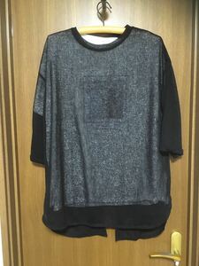 ★新品未使用★半袖Ｔシャツ＆サマーニット アンサンブル３Ｌ／白黒★大きいサイズ★