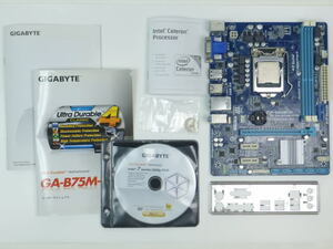 ●GIGABYTE マザーボード GA-B75M-D2V MicroATX Intel Celeron G1610 LGA1155