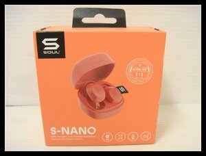 9311 SOUL S-NANO ワイヤレスイヤホン SS60PH ピーチ