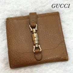 美品✨ GUCCI  グッチ 二つ折り財布 レザー ニュージャッキー