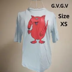 【人気☆G.V.G.V】青　CARTOON　ゾウ　Tシャツ サイズXS