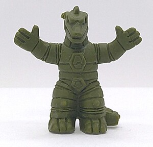 怪獣 消しゴム　メカゴジラ　グリーンティー　　緑茶色　抹茶色　フィギュア　godzilla　figure　mechanic　Mecha　godzilla　Matcha brown