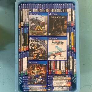 【中古・ジャンク品】1円 〜 PS4 ソフト大量まとめセット／ソニックフォース ARK ダクソ3 Remnant バーンアウトP【要年齢確認】..