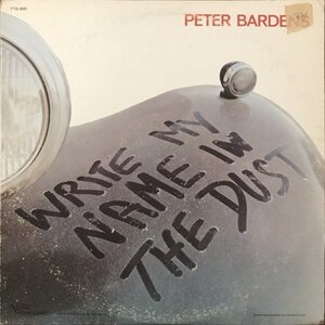 【アナログ】PETER BARDENS / WRITE MY NAME IN THE DUST（輸入盤LP）