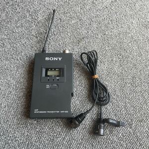 SONY UHFシンセサイザートランスミッター WRT-822 ソニー　電池蓋なし　動作未確認　中古ジャンク扱い