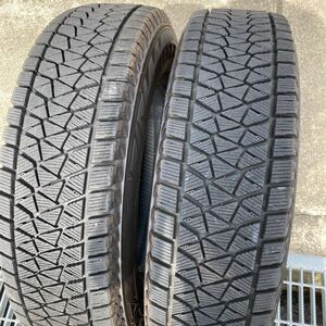 石川県発 BLIZZAK DM-V2 195/80R15 2本 ジムニーシエラ スタッドレスタイヤ 7分山 8分山 バリ山 溝あり ブリヂストン ブリザック 195 80 15