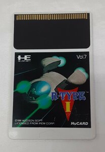 HE system Pc Engine PCエンジン HuCARD ヒューカード ゲームソフト R-TYPE I アールタイプ1 動作確認済み