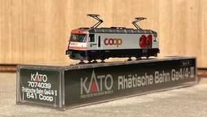 説明必読！ 入手難 超激レア美品！ KATO NOCH 7074039 RhB Rhatische Bahn Ge4/4 III 641 Coop レーティッシュ鉄道 コープ ラッピング