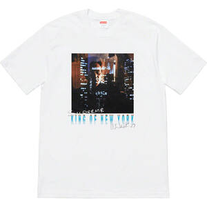 定価～ 送料230円～ 国内正規 新品 19ss Supreme Christopher Walken King Of New York Tee White XLサイズ タグ付 シュプリーム Tシャツ