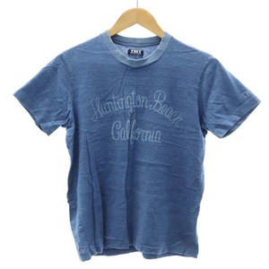 ティーエムティー TMT Huntington Beachインディゴ Tシャツ カットソー 半袖 S 青 ブルー /AT ■OS ■SH メンズ