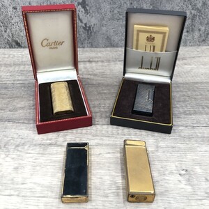 ライター dunhill/Cartier 4点 まとめて 【JBA3382#60】