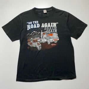 【XL】70s 80s Vintage HARLEY DAVIDSON Print Tee 70年代 80年代 ヴィンテージ ハーレーダビッドソン プリント Tシャツ USA製 G2212