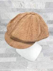 ◇ KANGOL カンゴール コーデュロイ キャスケット キャップ ブラウン サイズM レディース P