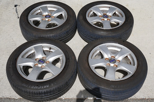 ボルボ 純正 アルミホイール 16インチ 7J 5H ET50 PCD108 ミシュラン X-ICE 205/60R16 2013年製 中古4本セット [CW12-2302]