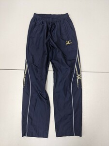 4．ミズノ MIZUNO MCライン リップストップ生地 ウーブン素材 うすで トレーニングパンツ ナイロンパンツ メンズXL x901