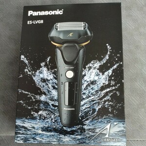 パナソニック(Panasonic) ES-LVK8-K ラムダッシュ メンズシェーバー 5枚刃 お風呂剃り可能　センサー内蔵 洗浄器付 新品未開封送料無料