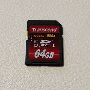 1円スタート Transcend 64GB SDXCカード Transcend 90MB/s 600X