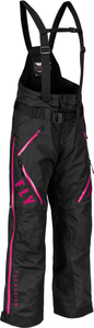 女性用 Lサイズ FLY RACING フライ レーシング 女性用 カーボン ビブ パンツ ブラック 黒/ピンク LGl