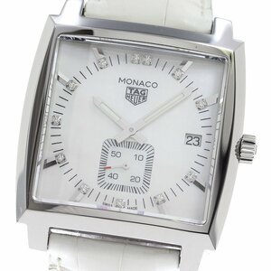 タグホイヤー TAG HEUER WAW131B モナコ 12Pダイヤ クォーツ メンズ 良品 _808558