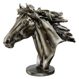 馬の頭　西洋彫刻置物インテリアアクセント飾りオブジェ知的な置物装飾品小物オーナメントホームデコレーション造形美馬の像雑貨調度品