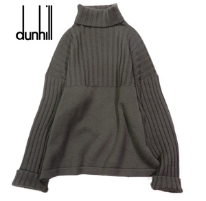 ダンヒル dunhill 上質 イタリア製 ハイネック ニット セーター L