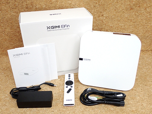 【中古 美品】XGIMI Elfin XL03A スマート ホーム プロジェクター 2022年製 1080p フルHD Android TV 10.0搭載(PEA213-1)