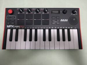 ほぼ新品　AKAI Professional MPK mini Play MK3 / スピーカー内蔵 ミニキーボード MIDIキーボード コントローラー アカイ