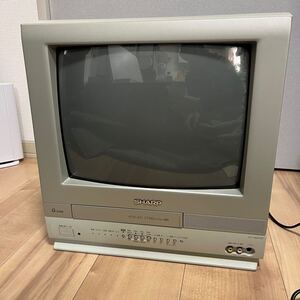 SHARP VT-14GY20 ブラウン管テレビ カラーテレビ VHS ビデオ内蔵型テレビ シャープ テレビデオ ブラウン管テレビデオ　可動品