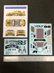 Decal Pool DP212 Ford Mustang GT4 VOLT Racing #7 IMSA Road AMERICA 2018 