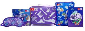 エミレーツ航空キッズアメニティ　ランチクーラー　Emirates FLY WITH ME lonely planet kids Purple lunch cooler　保冷