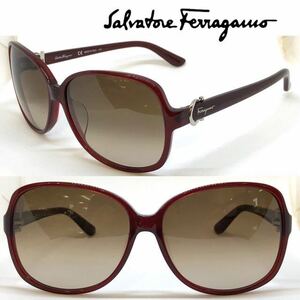 新品 送料無料 Salvatore Ferragamo サルヴァトーレ フェラガモ サングラス SF615SA 604 バーガンディ