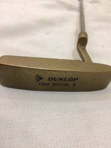 ☆52☆ダンロップ　ＤＵＮＬＯＰ　ＴＯＵＲ　ＳＰＥＣＩＡＬⅡ　ツアースペシャル　ゴールド　パター　　右きき　ゴルフクラブ　ゴルフ