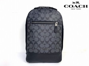 極美品★送料無料★ コーチ メンズ COACH グラハム シグネチャー スリング パック ボディバッグ ショルダー