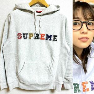 Supreme The Most Hooded Sweatshirt Ash Grey M 19aw 2019年 アッシュグレー ザ モスト ハーバードロゴ スウェットシャツ 川口春奈着