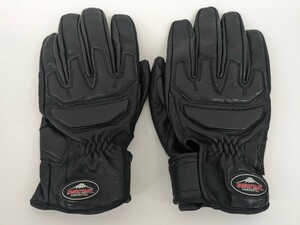 ★美品＆即決★ クシタニ RIDERS GLOVES ブラック Lサイズ K-5191（KUSHITANI ライダースグローブ BLACK 黒)