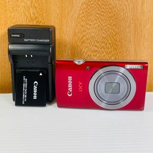 ［1203A］Canon IXY 150 レッド コンパクトデジタルカメラ キャノン