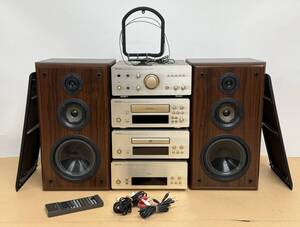 SY1-33【現状品】動作確認済 DENON デノン システムコンポ UPAK-77S/UDRK-77S/UCDK-77S/UTUK-77S/USCK-77S | オーディオ機器 保管品