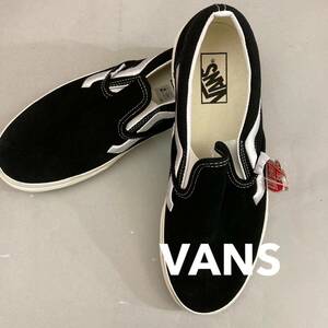 【新品未使用】【タグ付き】バンズ VANS スリッポン 靴 サーフライン クラシックサイドストラップ サーフライン LOW ブラック 28cm @★