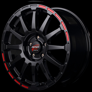 マルカ ホイール RMPレーシング GR12 トヨタ アベンシス 270系 MID 【17×7.0J 5-114.3 INSET48 ブラック/レッド】 4本セット