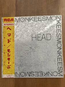 レア盤 LP盤 モンキーズ ヘッド THE MONKEES HEAD O.S.T アナログ盤 帯とジャケットが引っ付いています ジャケット表面難有 盤少傷有 