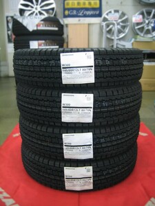 ブリヂストン 日本製 スタッドレス タイヤ W300 145/80R12 145/80-12 80/78N LT 新品 4本 セット 税込み 即納OK 送料無料 軽トラ、軽バン用