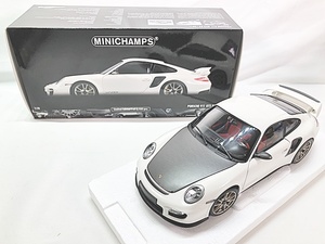 PMA　1/18　ポルシェ 911 GT2 RS 2011　ホワイト　100069400　ミニカー　同梱OK　1円スタート★S