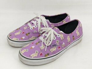 VANS バンズ 721356 dog print ローカットスニーカー サイズ：24cm カラー：ピンク